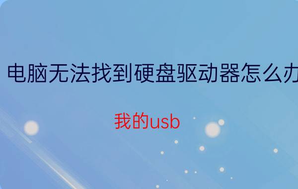 电脑无法找到硬盘驱动器怎么办 我的usb keyboard驱动程序找不到了怎么办？